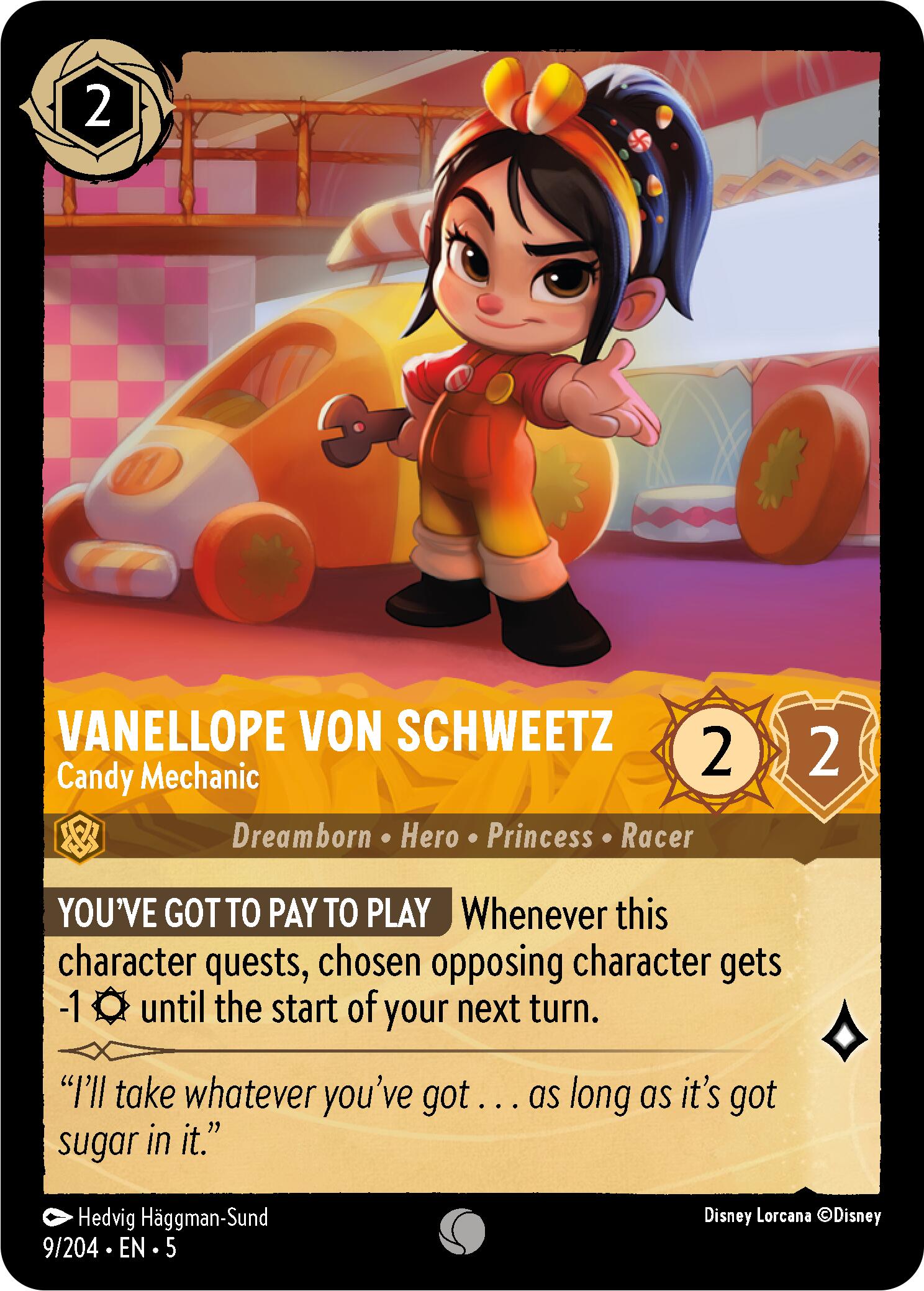 Vanellope von Schweetz - Candy Mechanic (9/204) [Shimmering Skies] | Deep Dive Games St. Marys