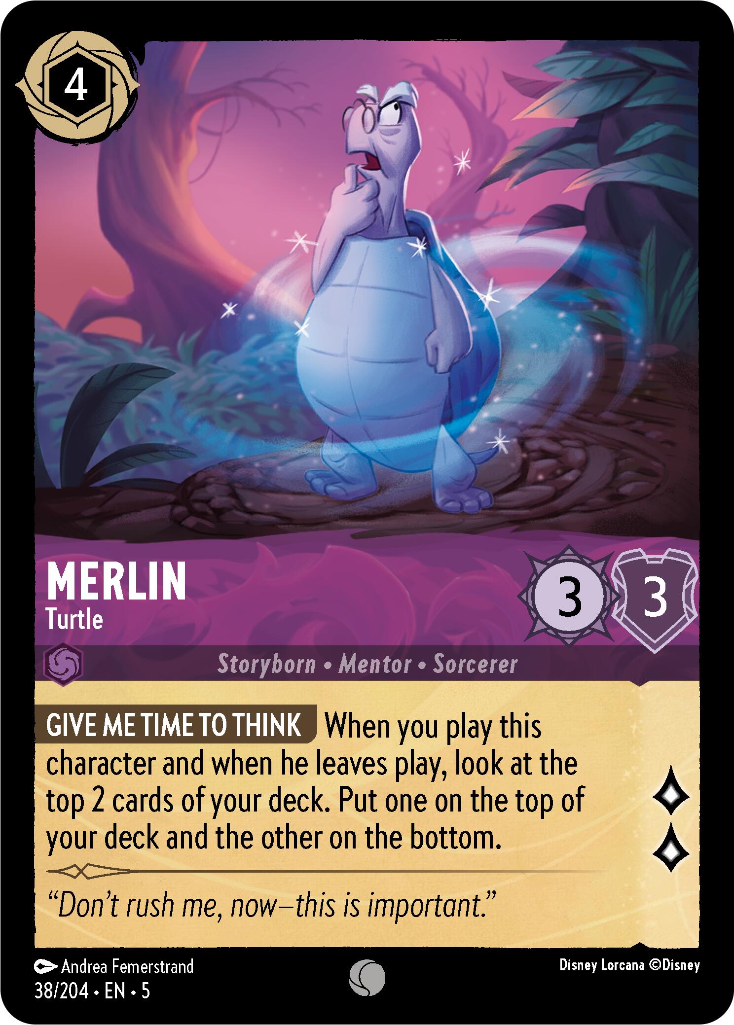 Merlin - Turtle (38/204) [Shimmering Skies] | Deep Dive Games St. Marys