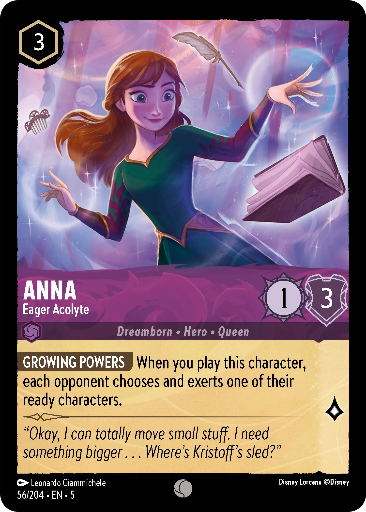 Anna - Eager Acolyte (56/204) [Shimmering Skies] | Deep Dive Games St. Marys