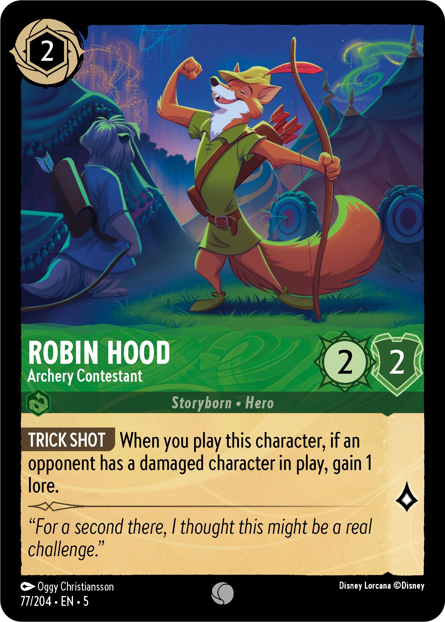 Robin Hood - Archery Contestant (77/204) [Shimmering Skies] | Deep Dive Games St. Marys
