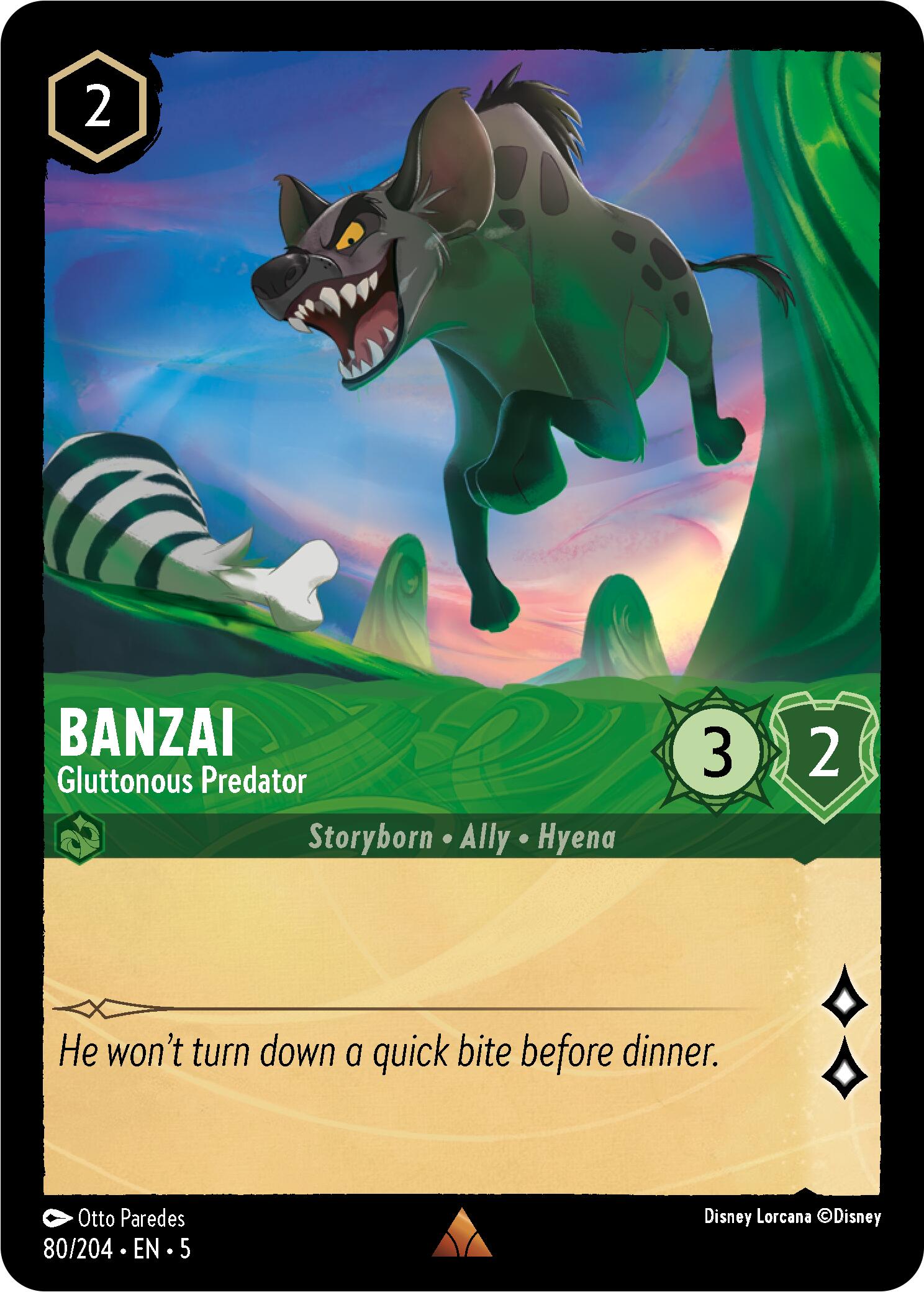 Banzai - Gluttonous Predator (80/204) [Shimmering Skies] | Deep Dive Games St. Marys