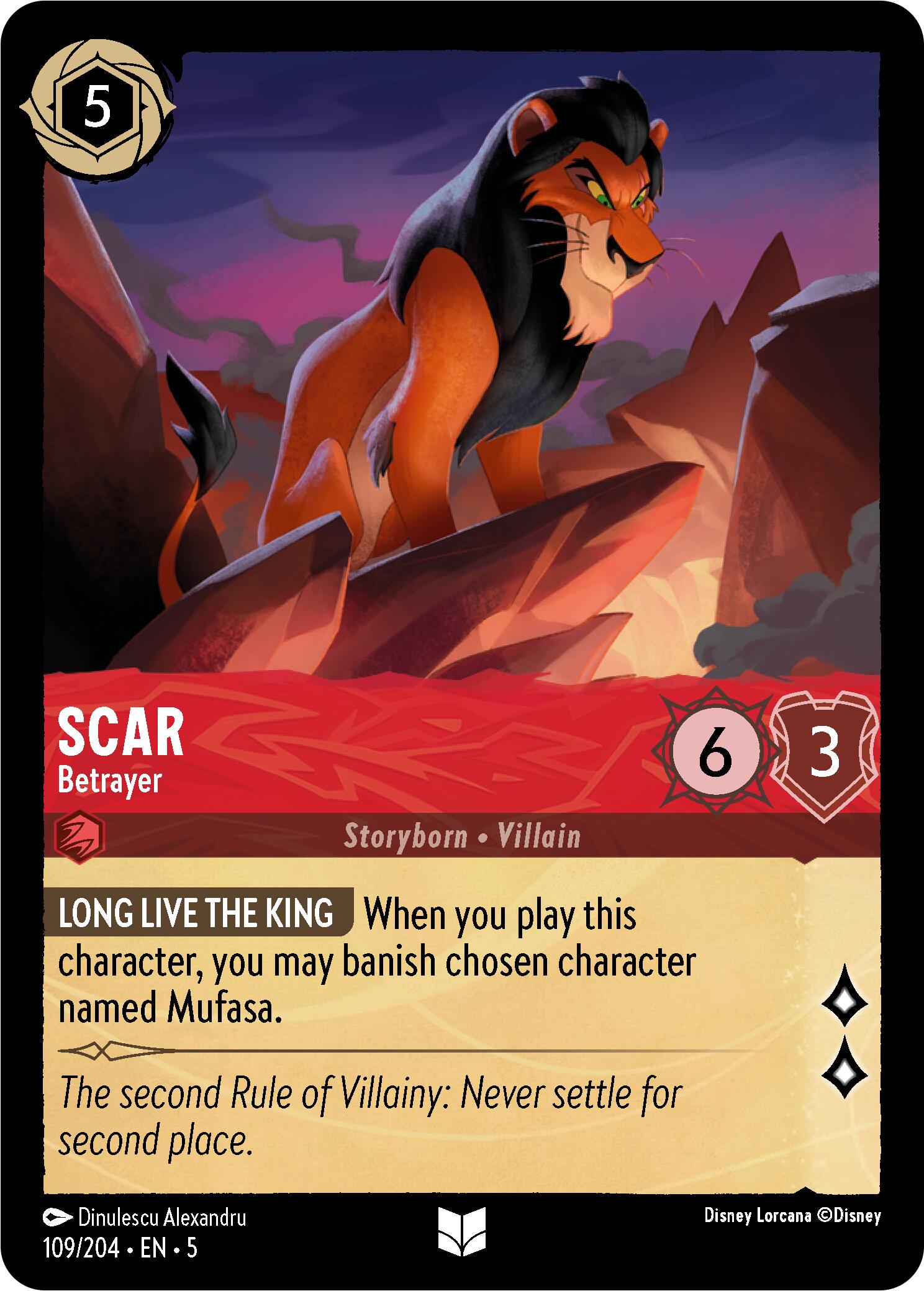 Scar - Betrayer (109/204) [Shimmering Skies] | Deep Dive Games St. Marys