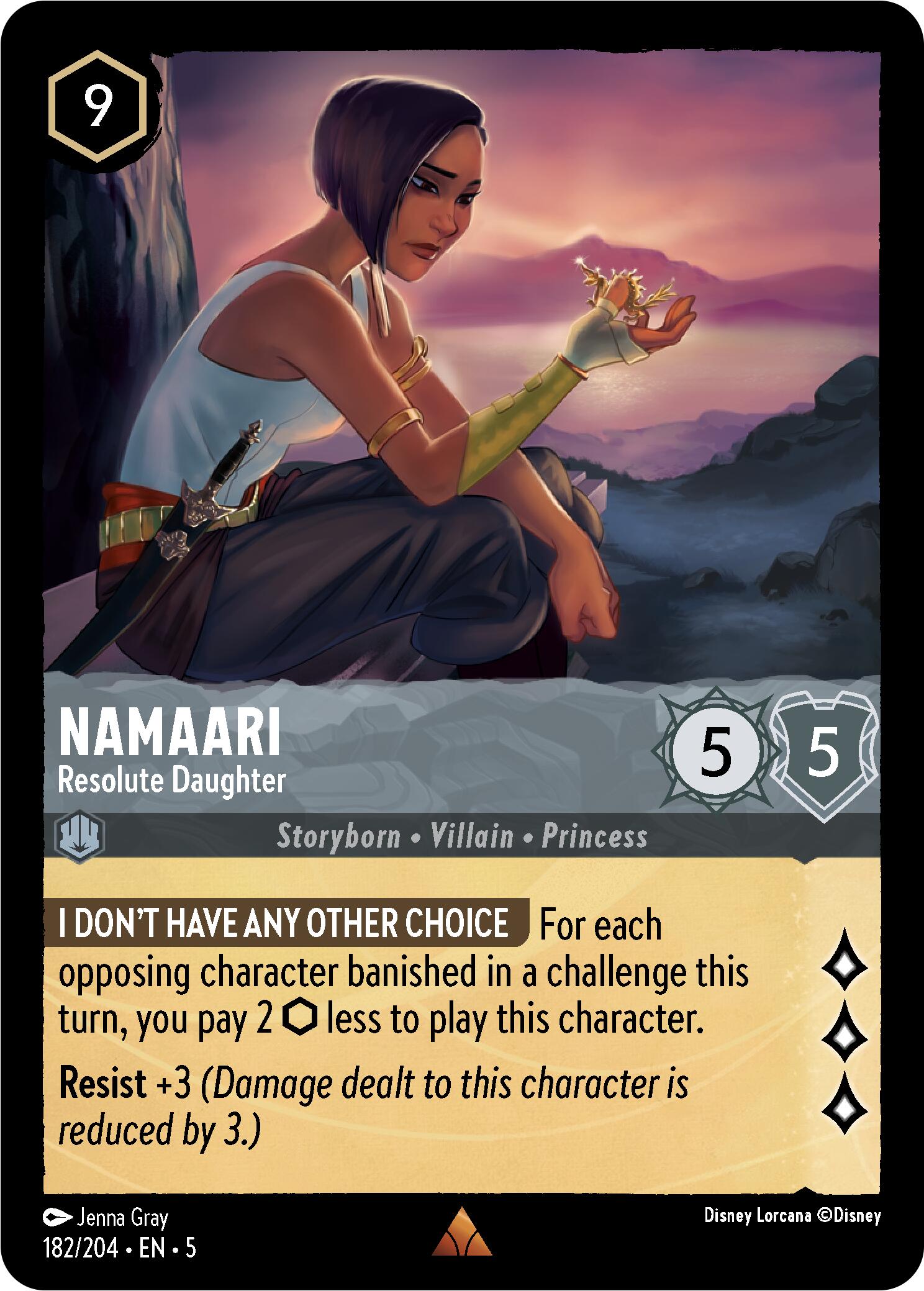 Namaari - Resolute Daughter (182/204) [Shimmering Skies] | Deep Dive Games St. Marys