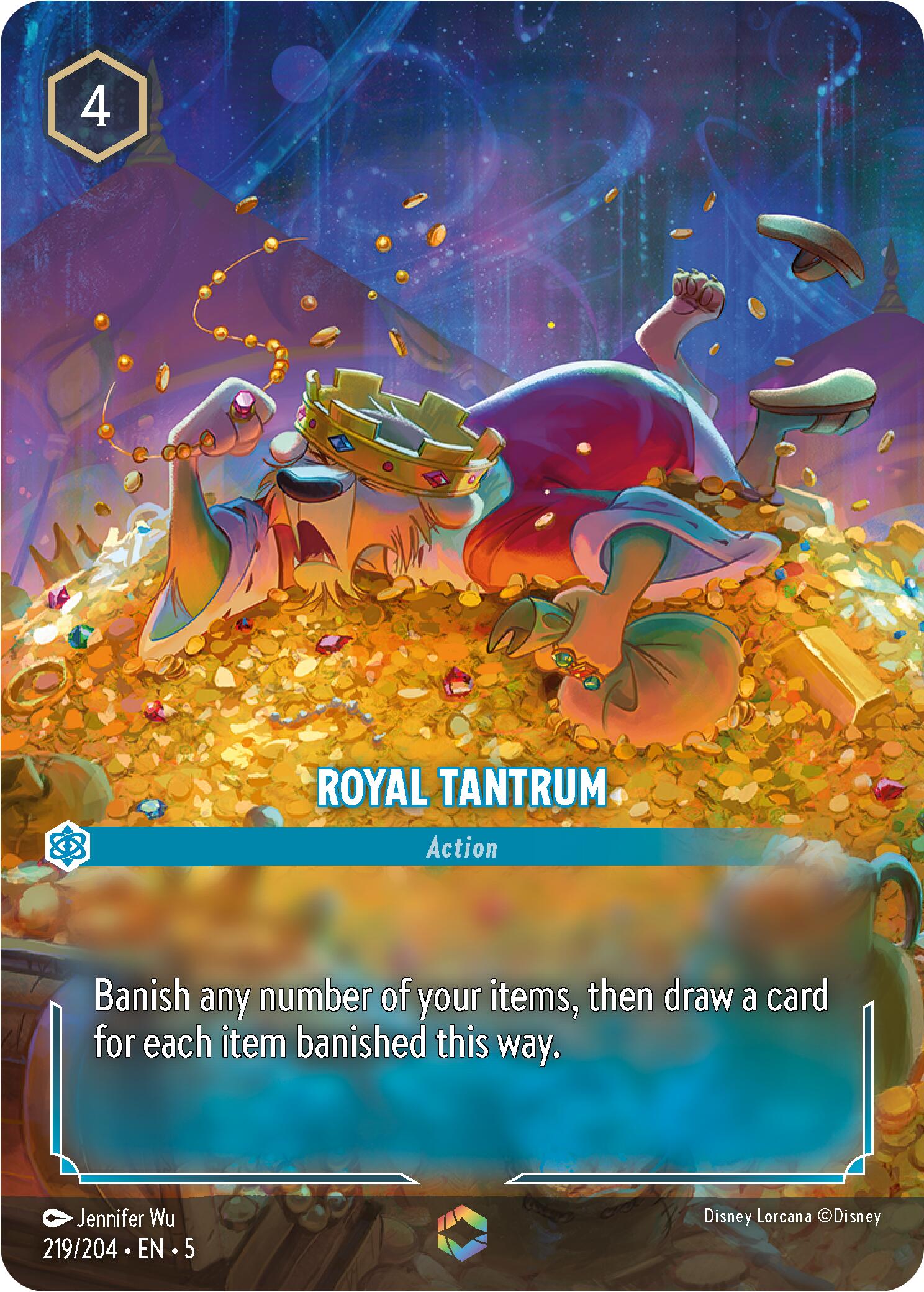 Royal Tantrum (Enchanted) (219/204) [Shimmering Skies] | Deep Dive Games St. Marys