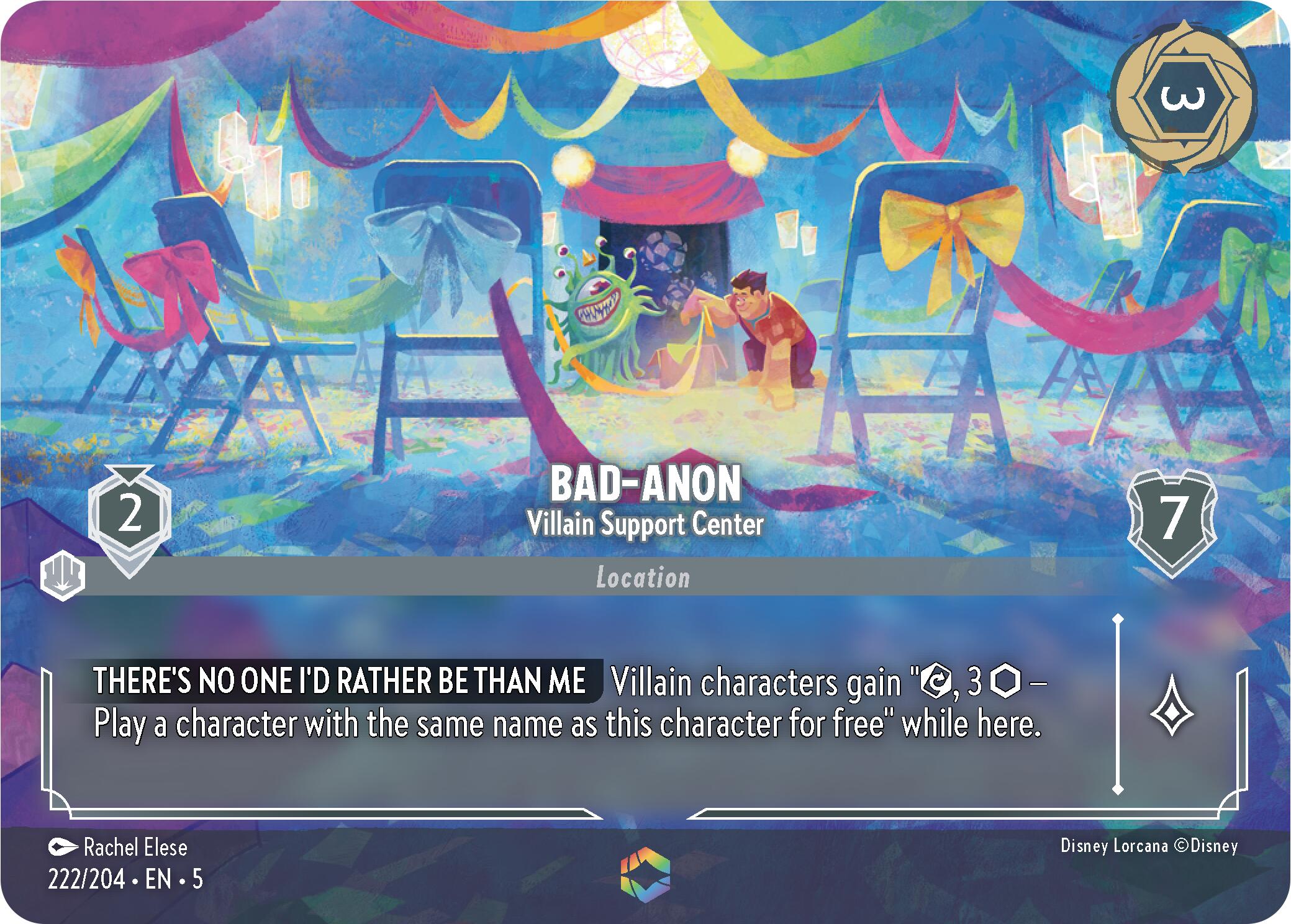 Bad-Anon - Villain Support Center (Enchanted) (222/204) [Shimmering Skies] | Deep Dive Games St. Marys