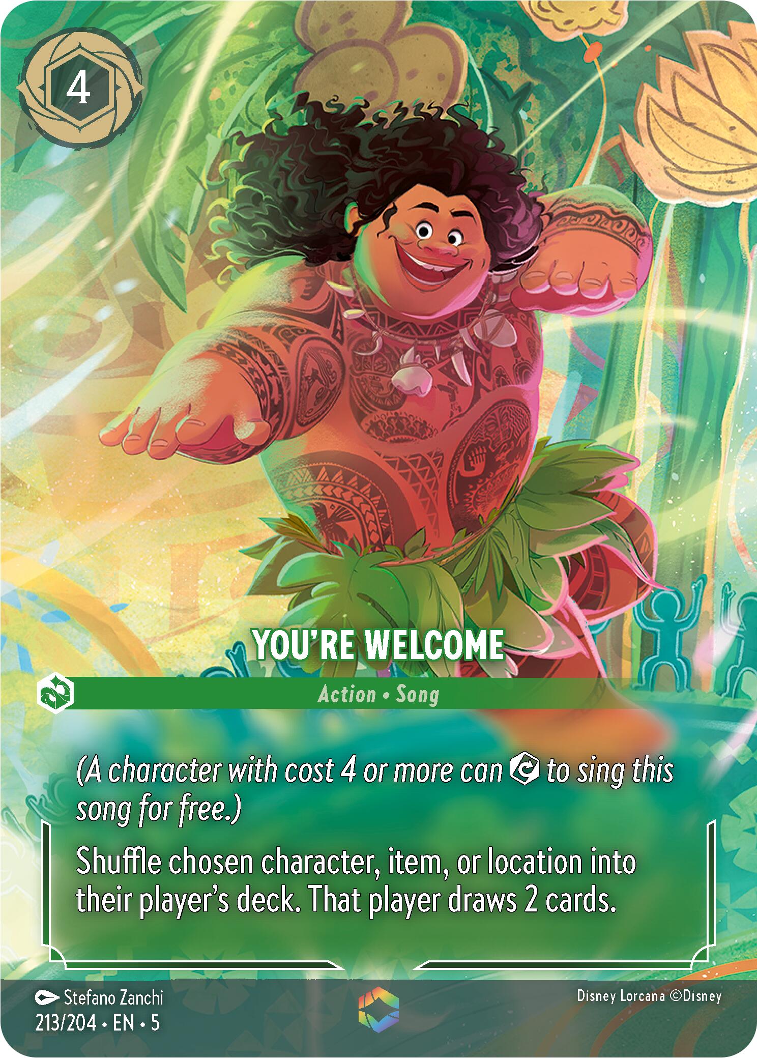 You're Welcome (Enchanted) (213/204) [Shimmering Skies] | Deep Dive Games St. Marys