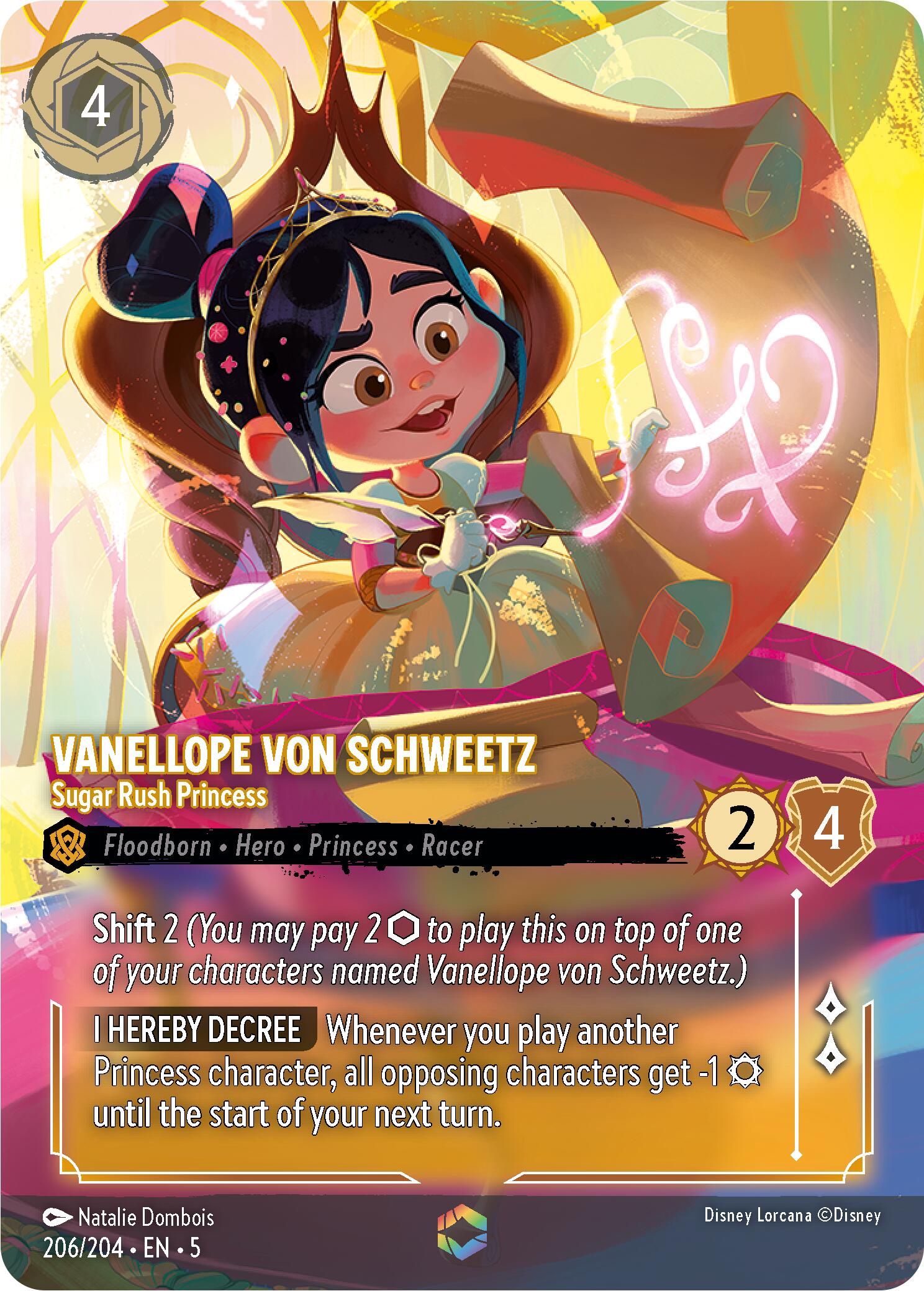 Vanellope von Schweetz - Sugar Rush Princess (Enchanted) (206/204) [Shimmering Skies] | Deep Dive Games St. Marys