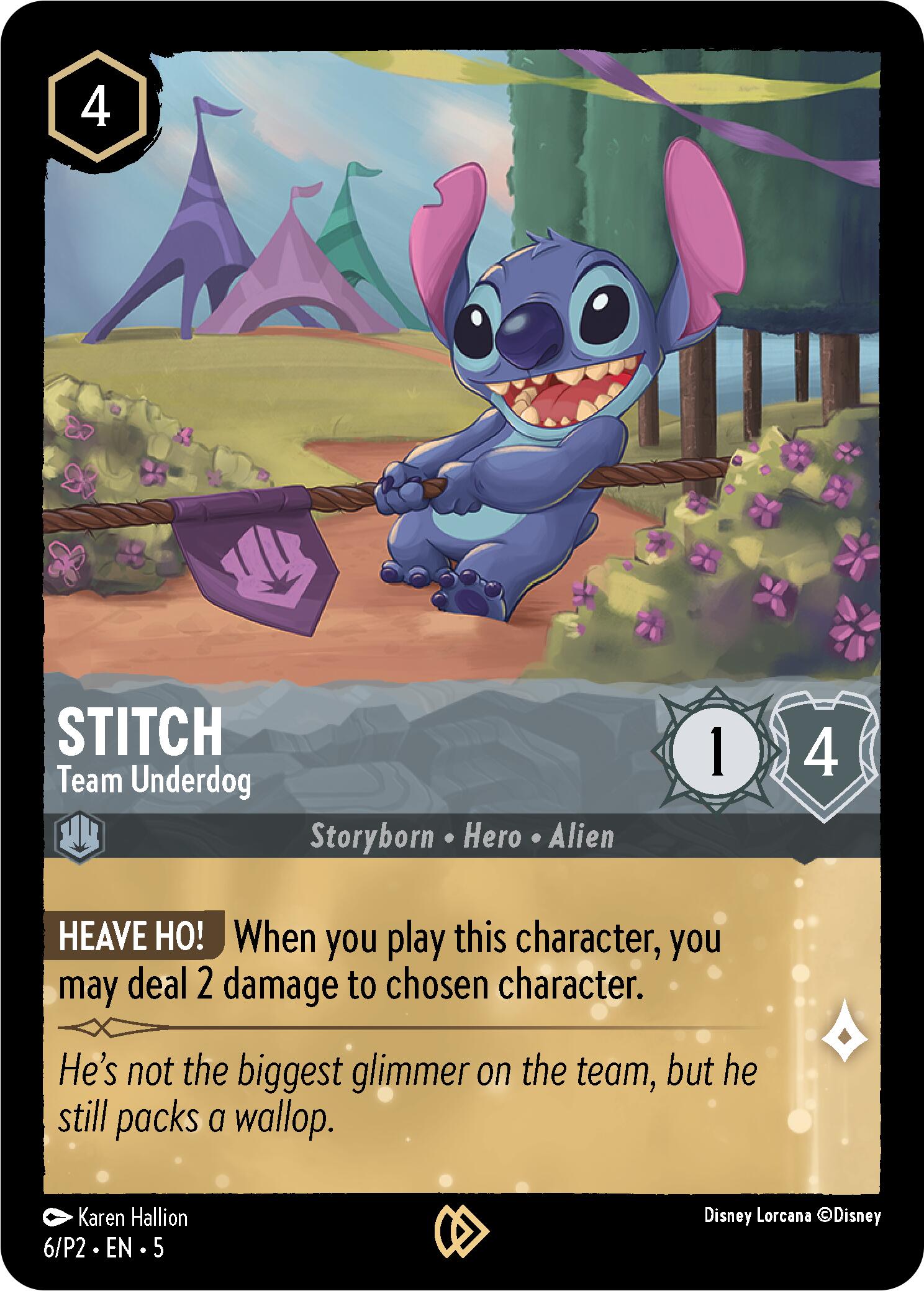 Stitch - Team Underdog (6) [Promo Cards] | Deep Dive Games St. Marys