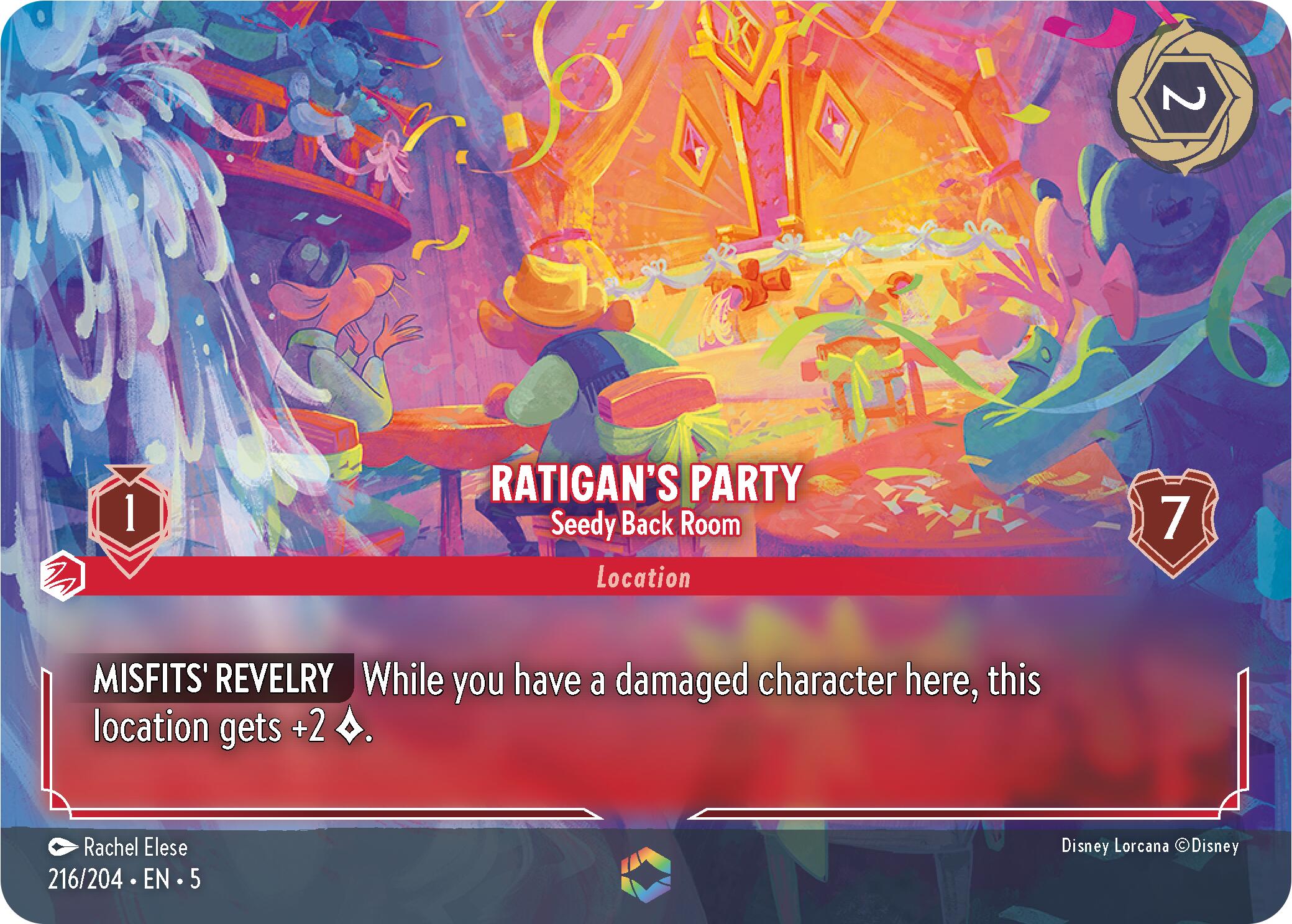 Ratigan's Party - Seedy Back Room (Enchanted) (216/204) [Shimmering Skies] | Deep Dive Games St. Marys