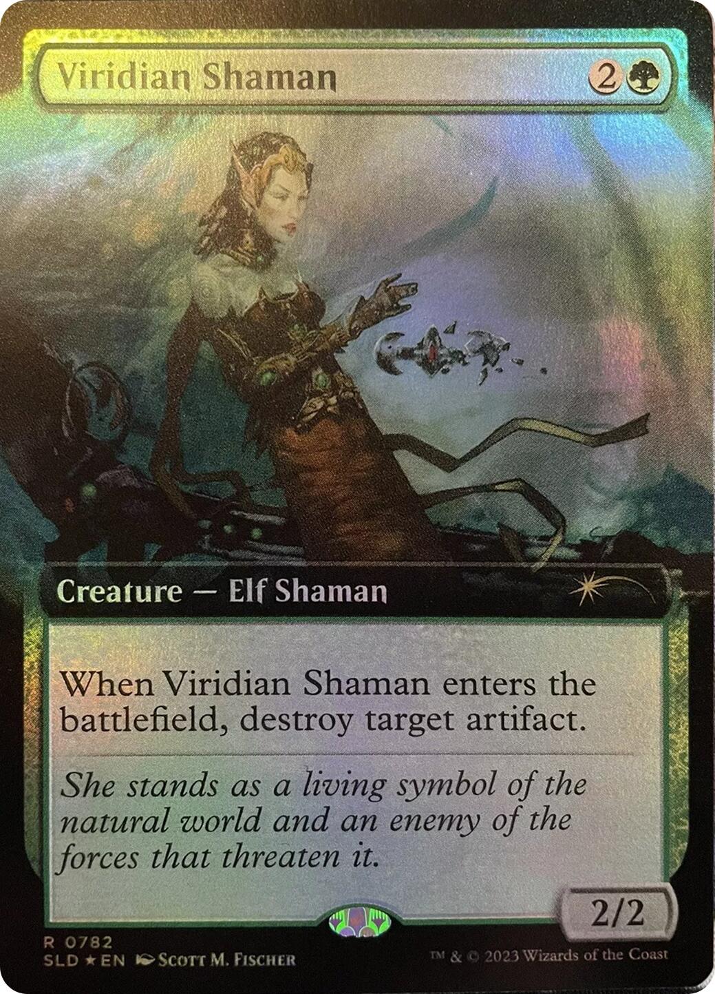 Viridian Shaman (Extended Art) [Secret Lair Drop Series] | Deep Dive Games St. Marys