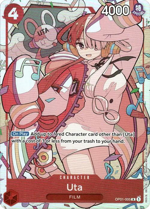 Uta (OP01-005) (Premium Card Collection -Uta-) [One Piece Promotion Cards] | Deep Dive Games St. Marys