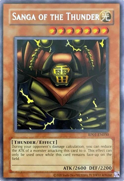 Sanga of the Thunder [RP01-EN030] Rare | Deep Dive Games St. Marys