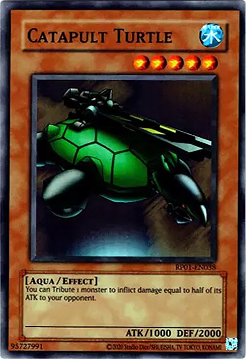 Catapult Turtle [RP01-EN038] Super Rare | Deep Dive Games St. Marys