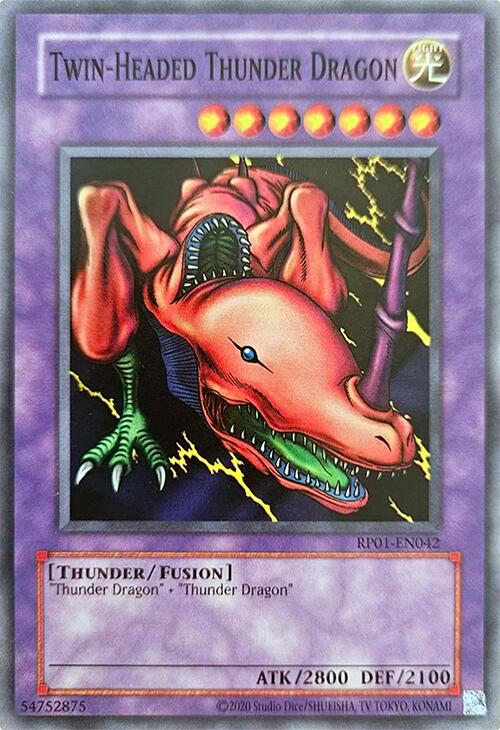 Twin-Headed Thunder Dragon [RP01-EN042] Common | Deep Dive Games St. Marys