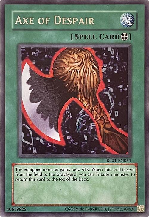 Axe of Despair [RP01-EN051] Rare | Deep Dive Games St. Marys