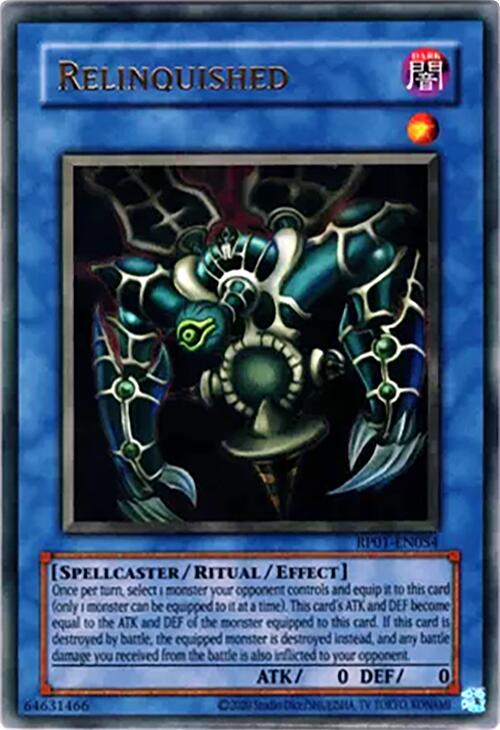 Relinquished [RP01-EN054] Ultra Rare | Deep Dive Games St. Marys