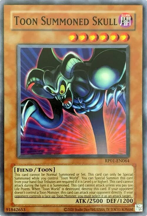 Toon Summoned Skull [RP01-EN064] Common | Deep Dive Games St. Marys