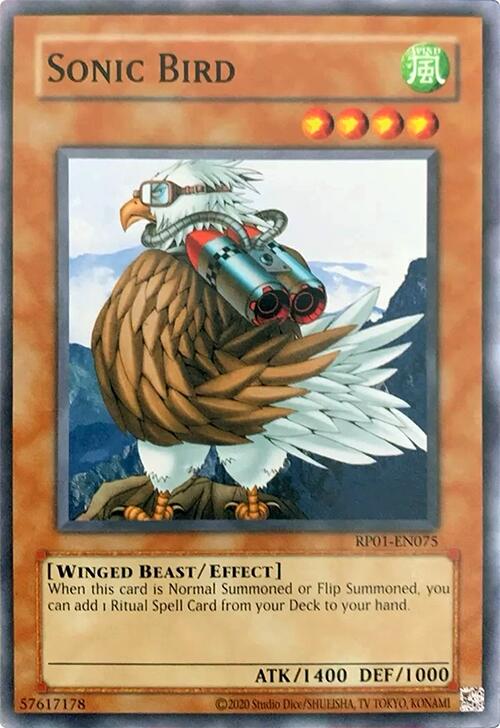 Sonic Bird [RP01-EN075] Common | Deep Dive Games St. Marys