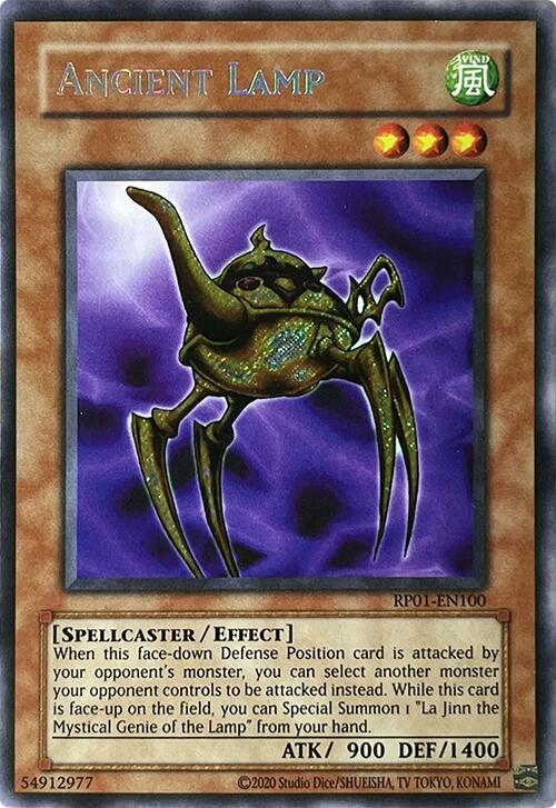 Ancient Lamp [RP01-EN100] Secret Rare | Deep Dive Games St. Marys