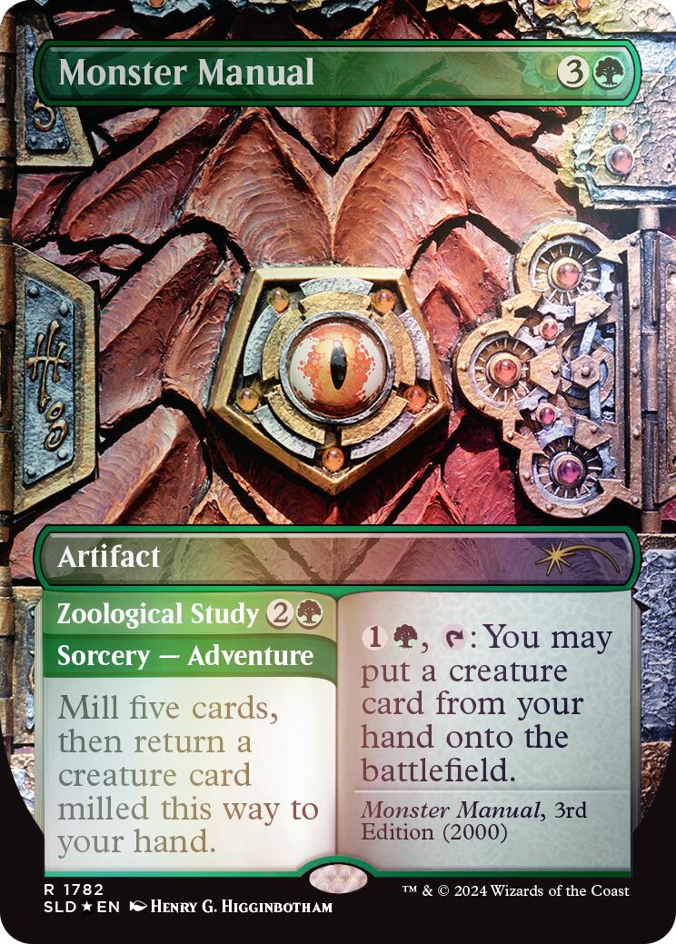 Monster Manual (Rainbow Foil) [Secret Lair Drop Series] | Deep Dive Games St. Marys