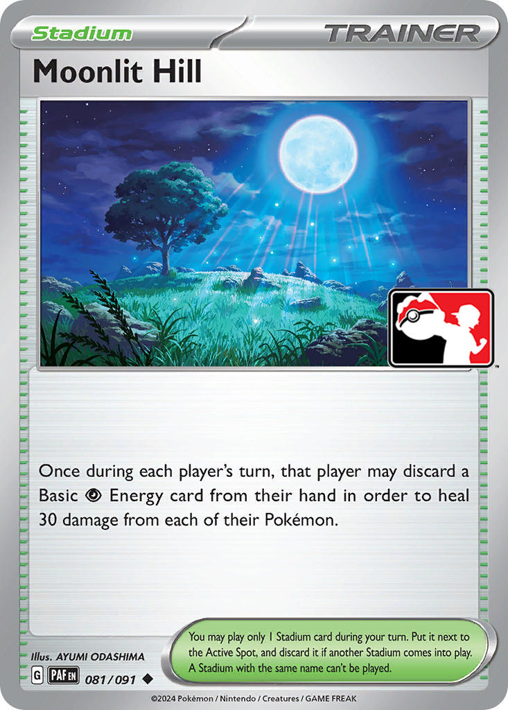 Moonlit Hill (081/091) [Prize Pack Series Five] | Deep Dive Games St. Marys