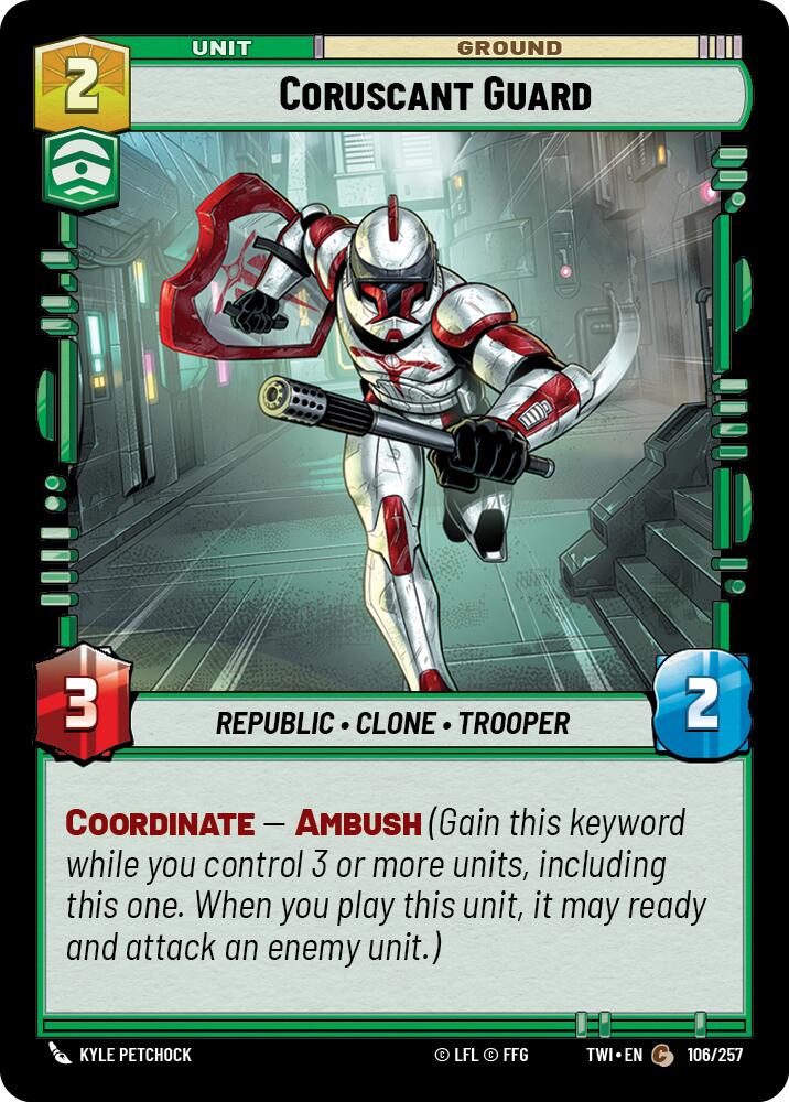 Coruscant Guard (106/257) (106/257) [Twilight of the Republic] | Deep Dive Games St. Marys