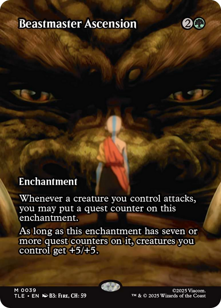 Beastmaster Ascension (Borderless) [Avatar: The Last Airbender: Eternal-Legal] | Deep Dive Games St. Marys