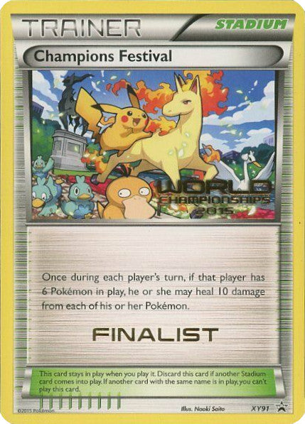 Champions Festival (XY91) (2015 Finalist) [XY: Black Star Promos] | Deep Dive Games St. Marys