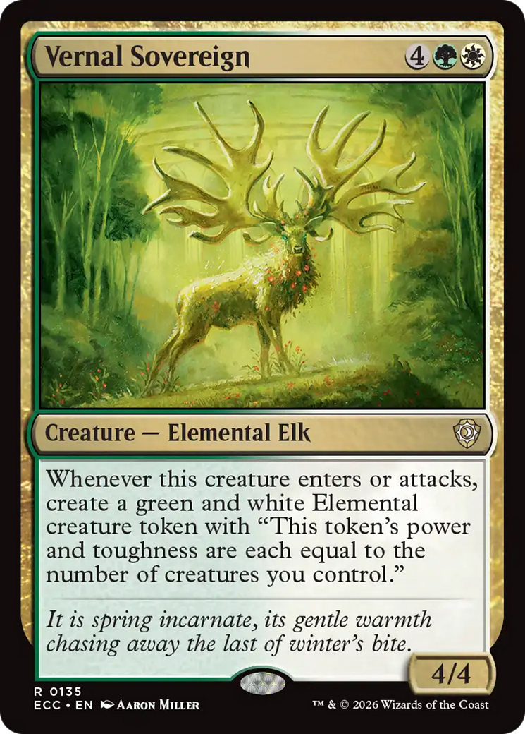 Vernal Sovereign [Lorwyn Eclipsed Commander] | Deep Dive Games St. Marys