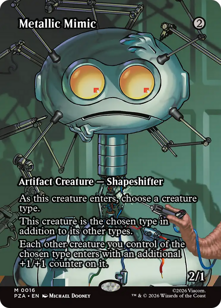 Metallic Mimic (Borderless) [Teenage Mutant Ninja Turtles Eternal-Legal] | Deep Dive Games St. Marys