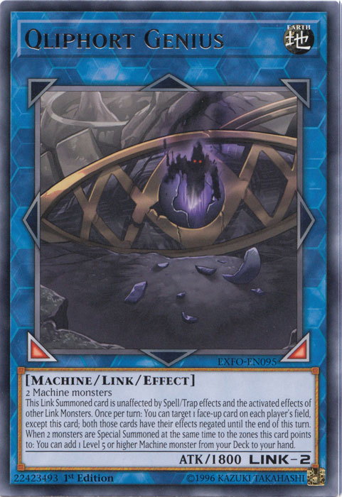 Qliphort Genius [EXFO-EN095] Rare | Deep Dive Games St. Marys