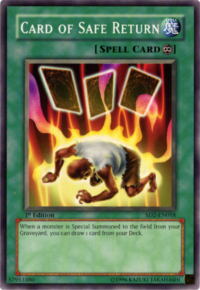 Card of Safe Return [SD2-EN018] Common | Deep Dive Games St. Marys