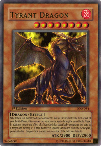 Tyrant Dragon [LOD-034] Ultra Rare | Deep Dive Games St. Marys