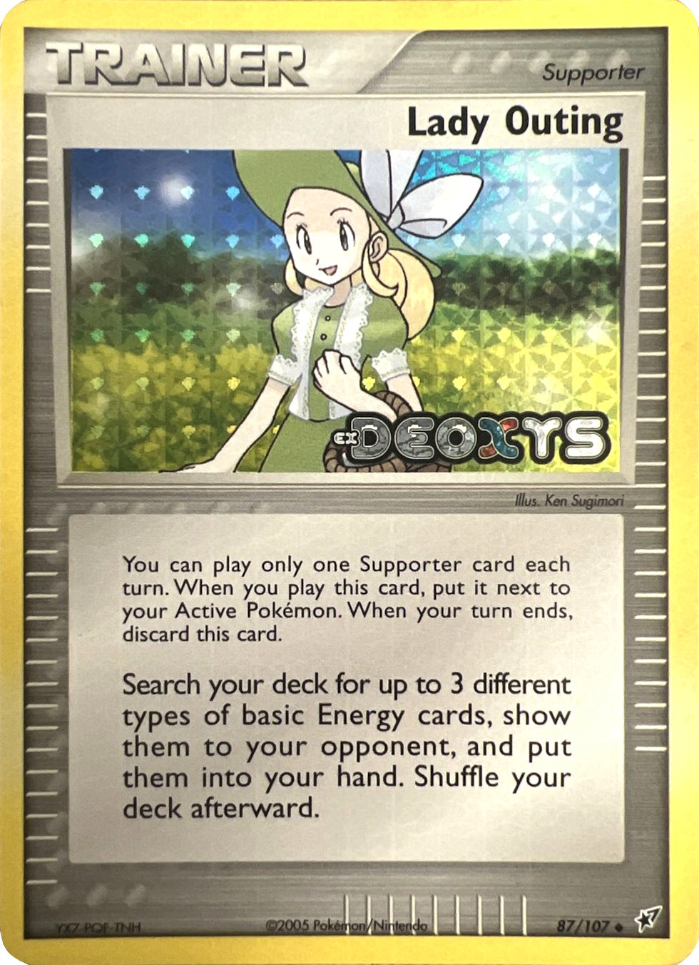 Lady Outing (87/107) (Stamped) [EX: Deoxys] | Deep Dive Games St. Marys