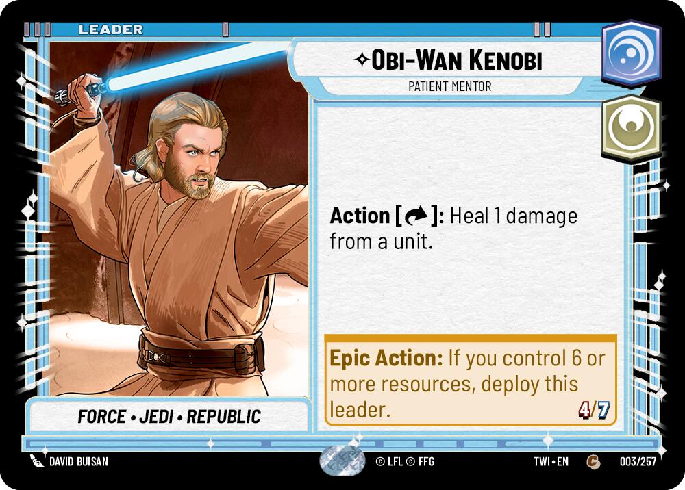 Obi-Wan Kenobi - Patient Mentor (003/257) (003/257) [Twilight of the Republic] | Deep Dive Games St. Marys