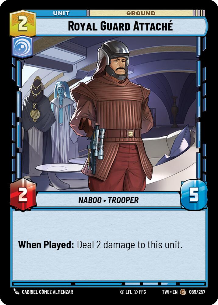 Royal Guard Attache (059/257) (059/257) [Twilight of the Republic] | Deep Dive Games St. Marys