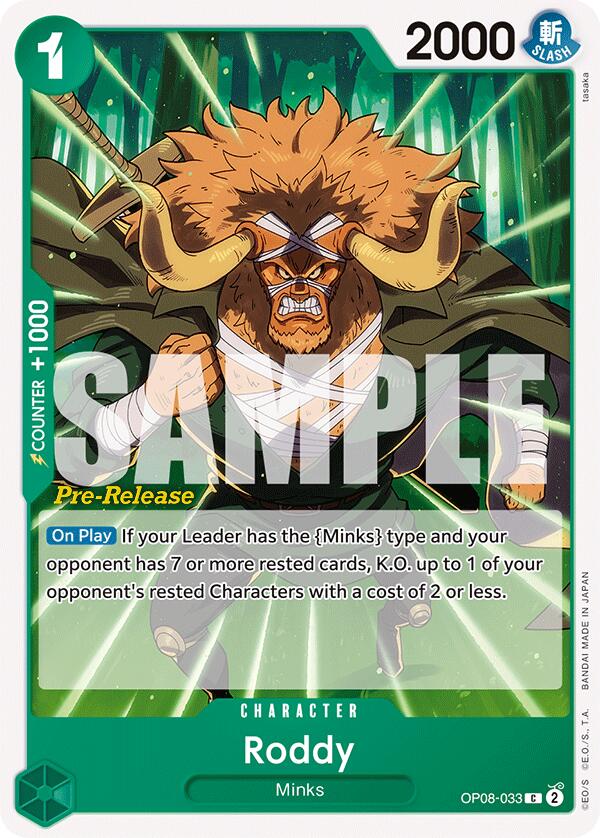 Roddy [Two Legends Pre-Release Cards] | Deep Dive Games St. Marys