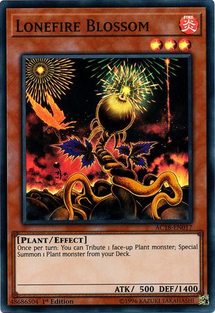 Lonefire Blossom [AC18-EN017] Super Rare | Deep Dive Games St. Marys