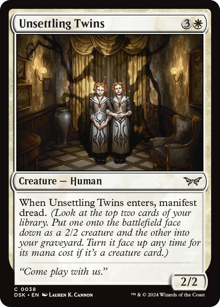 Unsettling Twins [Duskmourn: House of Horror] | Deep Dive Games St. Marys