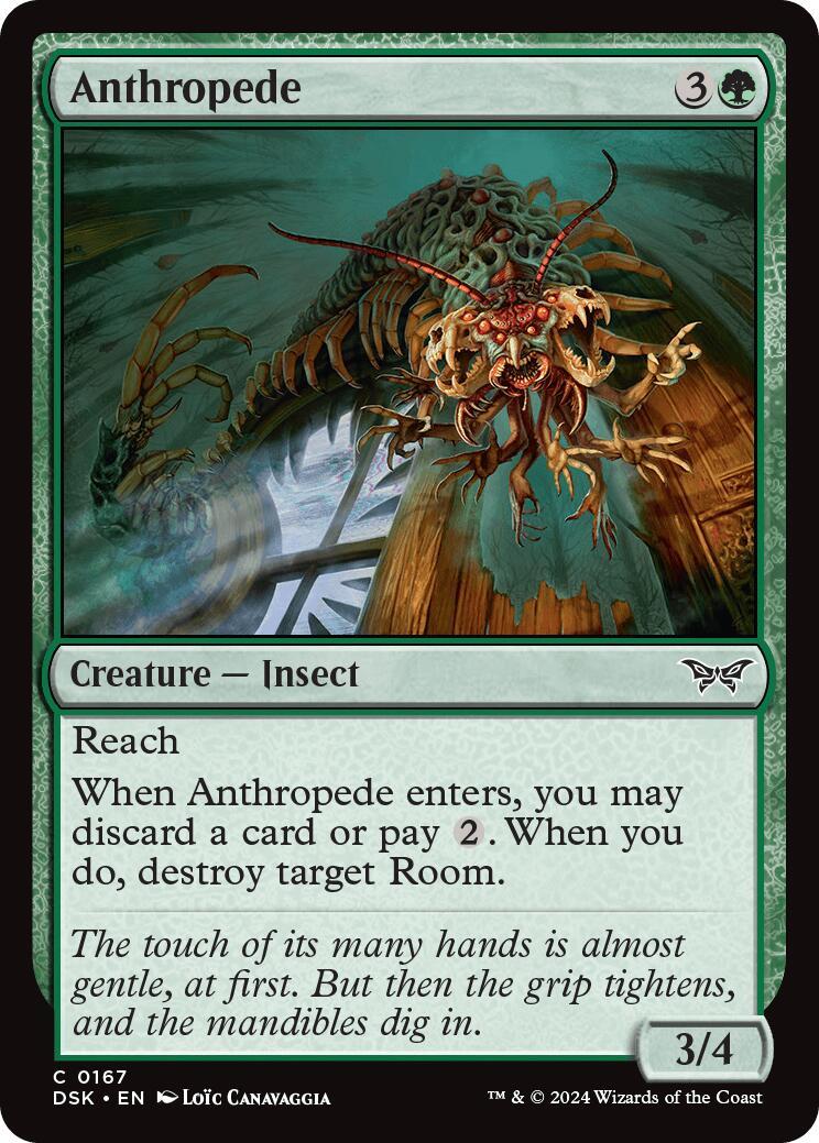 Anthropede [Duskmourn: House of Horror] | Deep Dive Games St. Marys