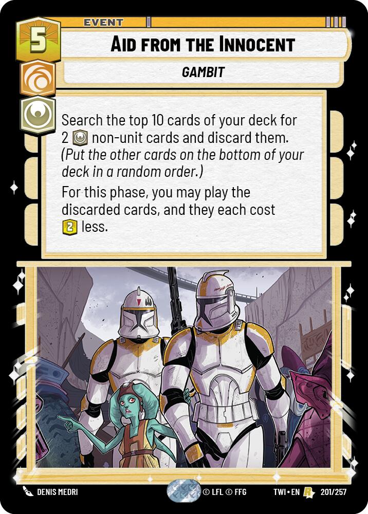 Aid from the Innocent (201/257) (201/257) [Twilight of the Republic] | Deep Dive Games St. Marys