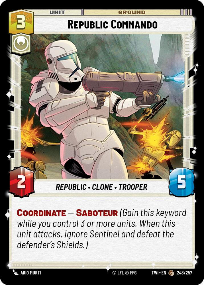 Republic Commando (243/257) (243/257) [Twilight of the Republic] | Deep Dive Games St. Marys