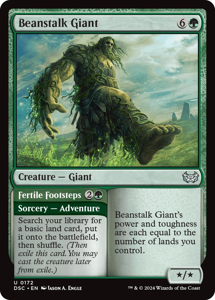 Beanstalk Giant [Duskmourn: House of Horror Commander] | Deep Dive Games St. Marys