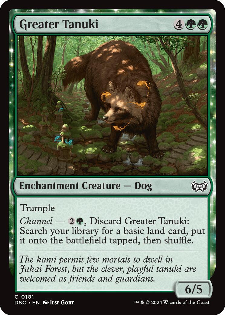 Greater Tanuki [Duskmourn: House of Horror Commander] | Deep Dive Games St. Marys