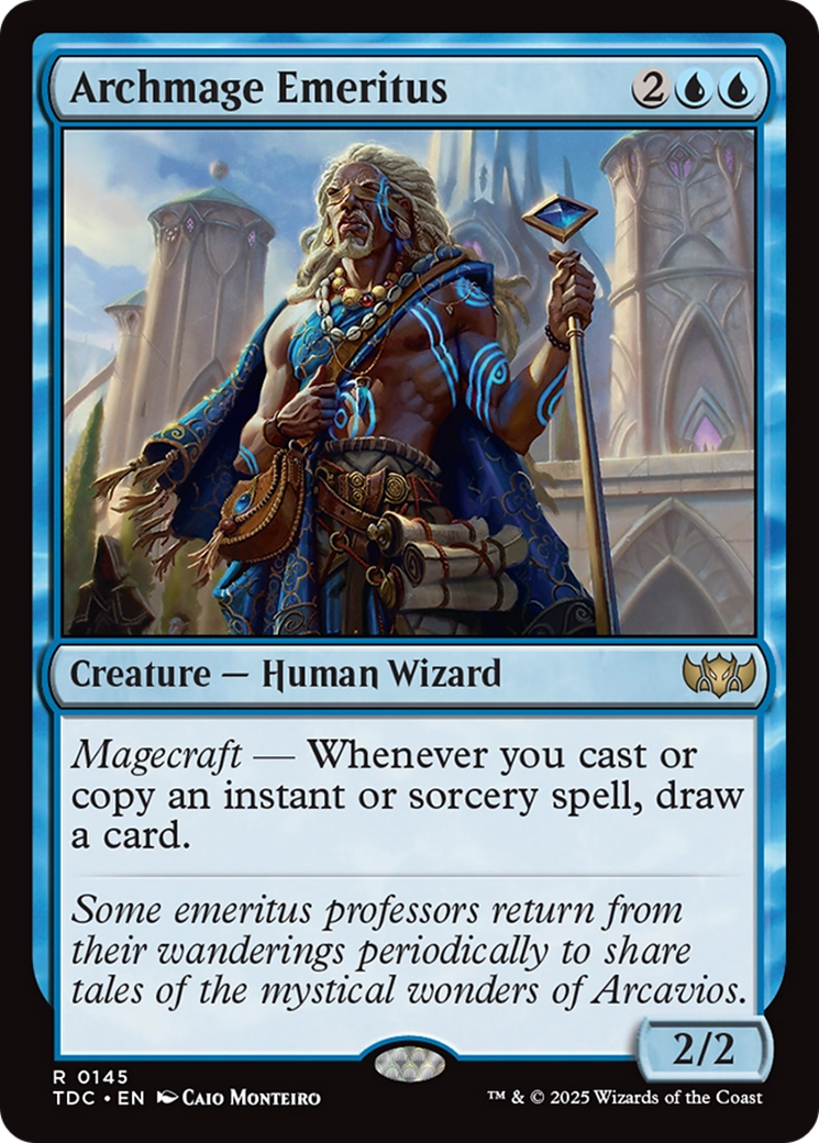 Archmage Emeritus [Tarkir: Dragonstorm Commander] | Deep Dive Games St. Marys