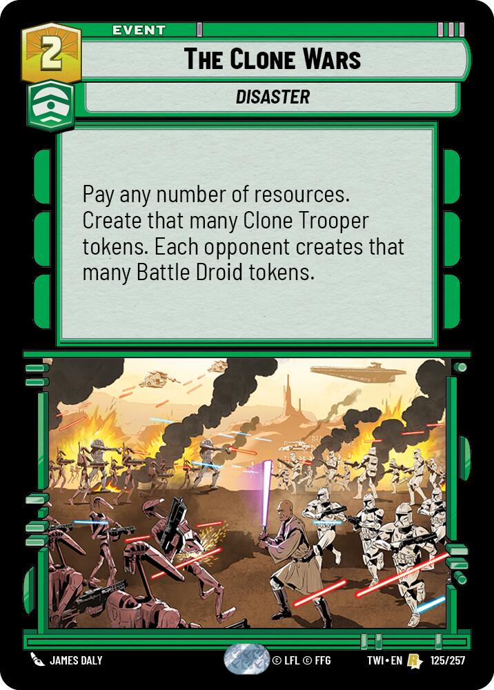 The Clone Wars (125/257) (125/257) [Twilight of the Republic] | Deep Dive Games St. Marys