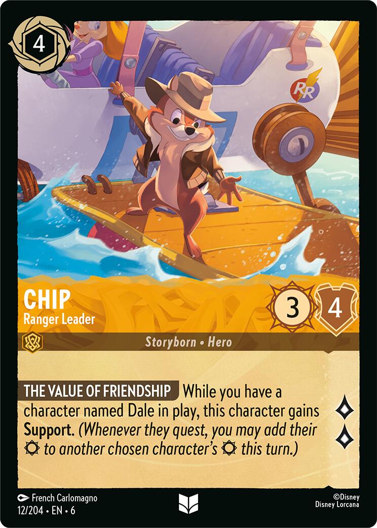 Chip - Ranger Leader (12/204) [Azurite Sea] | Deep Dive Games St. Marys