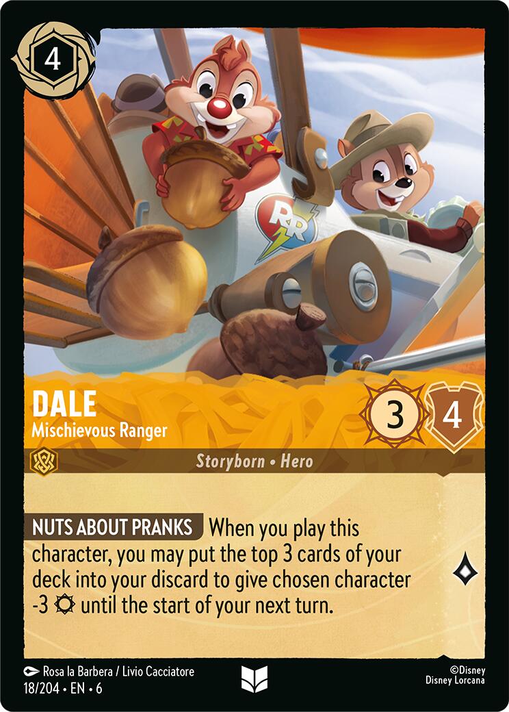 Dale - Mischievous Ranger (18/204) [Azurite Sea] | Deep Dive Games St. Marys