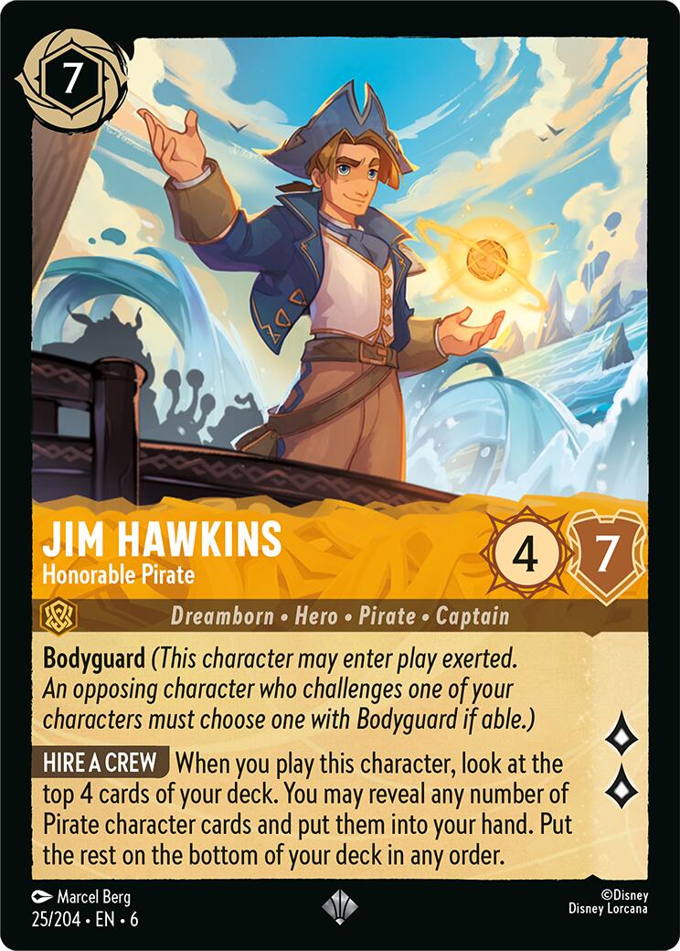Jim Hawkins - Honorable Pirate (25/204) [Azurite Sea] | Deep Dive Games St. Marys