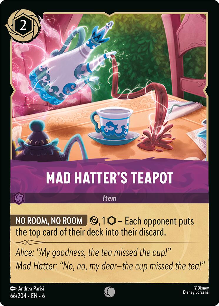 Mad Hatter's Teapot (66/204) [Azurite Sea] | Deep Dive Games St. Marys